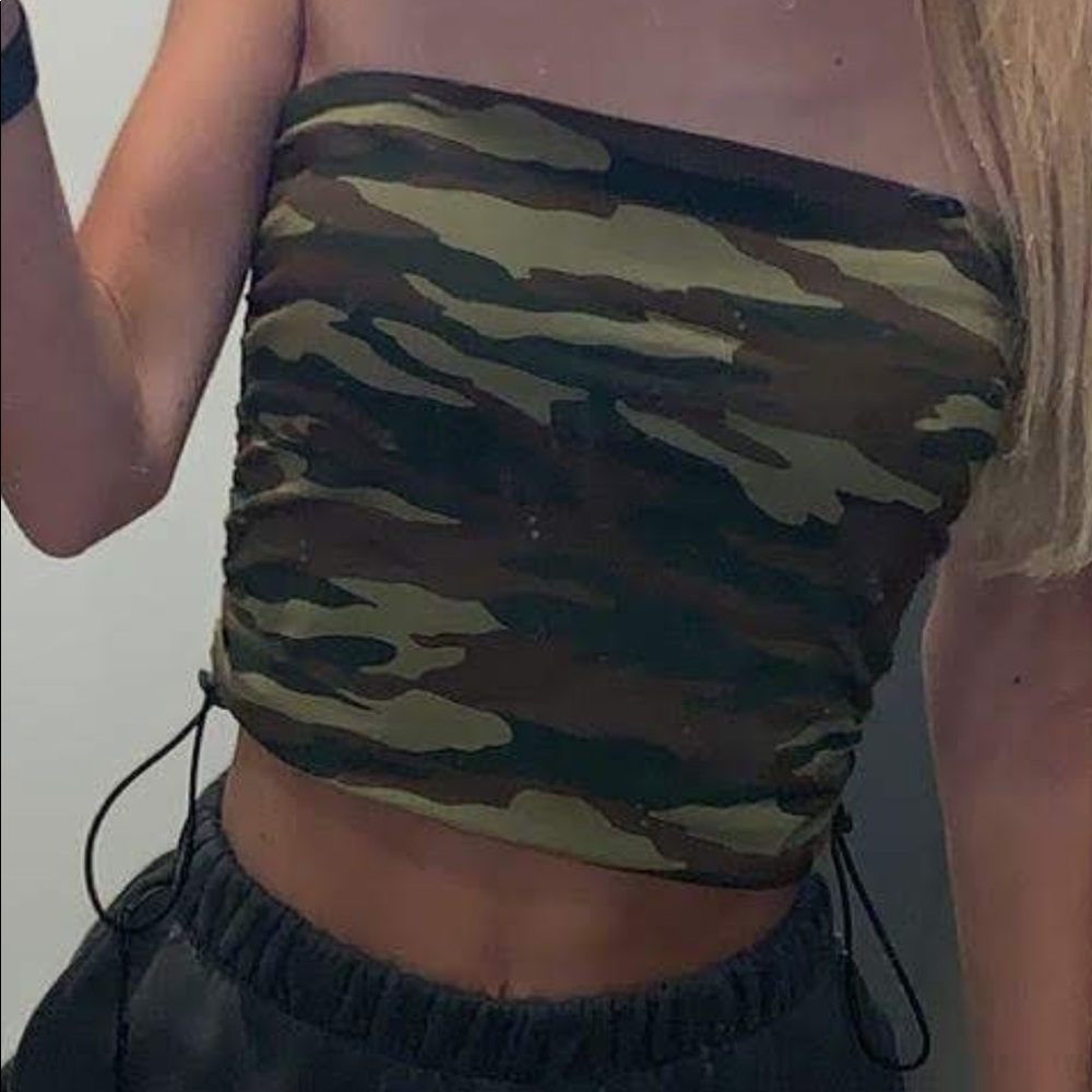 Cute camp tube top